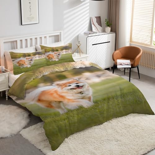 Housse de couette 200x200 fermeture éclair parure lit microfibre