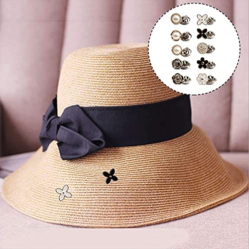 Shirt Button Pins, 24 PCS Rhinestone Pearl Buttons for Cuffs, Collar, Clothing Decoration - Image 3