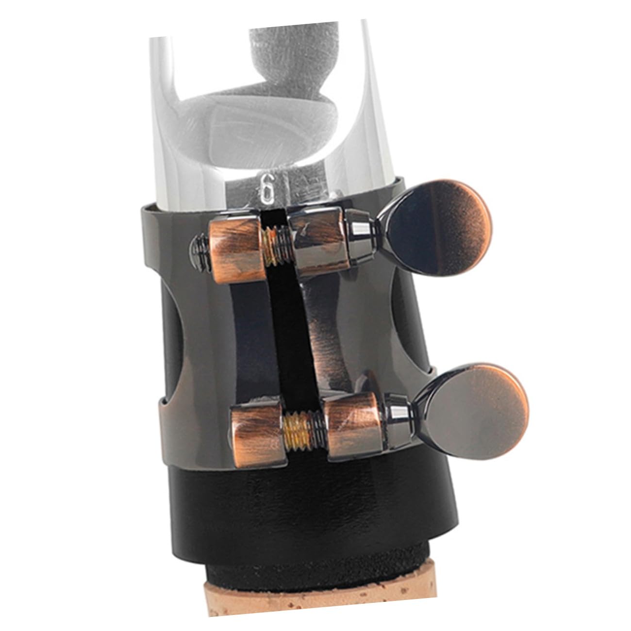 SUPVOX 5pezzi Clip Per Testa Di Sassofono Ottone Accessorio Per Strumenti Fiato Facile Installazione e Leggera Ricambio Per Musicisti Professionisti e Principianti Compatibile Con Vari