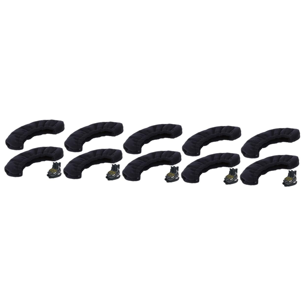Sosoport Skate-Schutz Schutzvorrichtungen für Hockeyschlittschuhe Überschuhe Skate-Kufenabdeckung Rollschuh Schutzhülle für Schlittschuhe Abdeckung für eislaufschuhe Flanell Schwarz