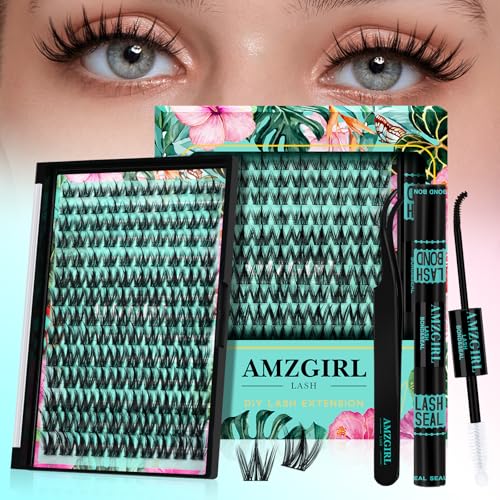 Lash Clusters Kit 140pcs Manga Lash Extension Kit Anime Cluster Lashes Natural Look with Waterproof Lash Bond and Seal Lash Tweezer with Wet Look Ultra-Thin Band Anime Lashes(Puppy-Kit C-10-18mm)