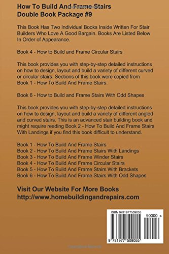 How To Build And Frame Stairs - Double Book Package #9      Paperback – September 20, 2017