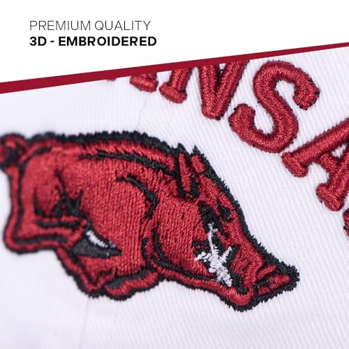 Gorra bordada ajustable blanco estilo E1 miniatura 3