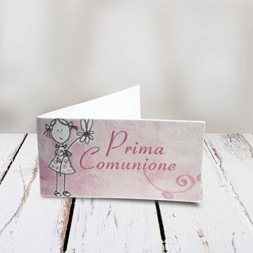 Kamiustore Bigliettini Comunione Bimbo/Bimba in 3