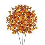 Photo Gallery 3 fasci di fiori finti autunnali artificiali, fagus sylvatica a stelo lungo 97cm per decorazioni autunnali, rami artistici per autunno decorazioni casa, fiori secchi addobbi autunno (giallo) Photo Gallery 3 fasci di fiori finti autunnali artificiali, fagus sylvatica a stelo lungo 97cm per decorazioni autunnali, rami artistici per autunno decorazioni casa, fiori secchi addobbi autunno (giallo)