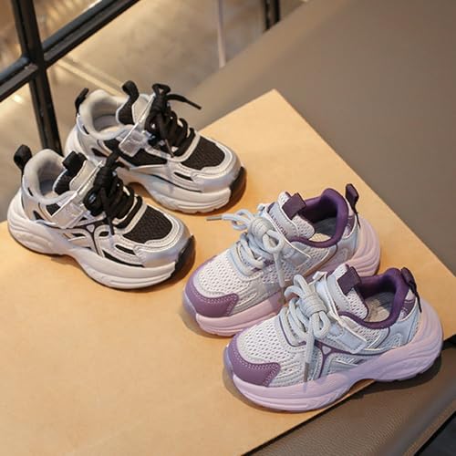 Girls Sneakers Mesh Breathable Lace Ankle Non Slip Running Sport Shoes Kids Fall Winter Toddler Girls Tennis Shoes2