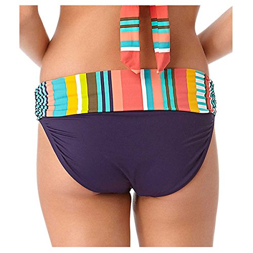 Anne Cole Women's Tropication Foldover Mid Rise Bikini Bottom2