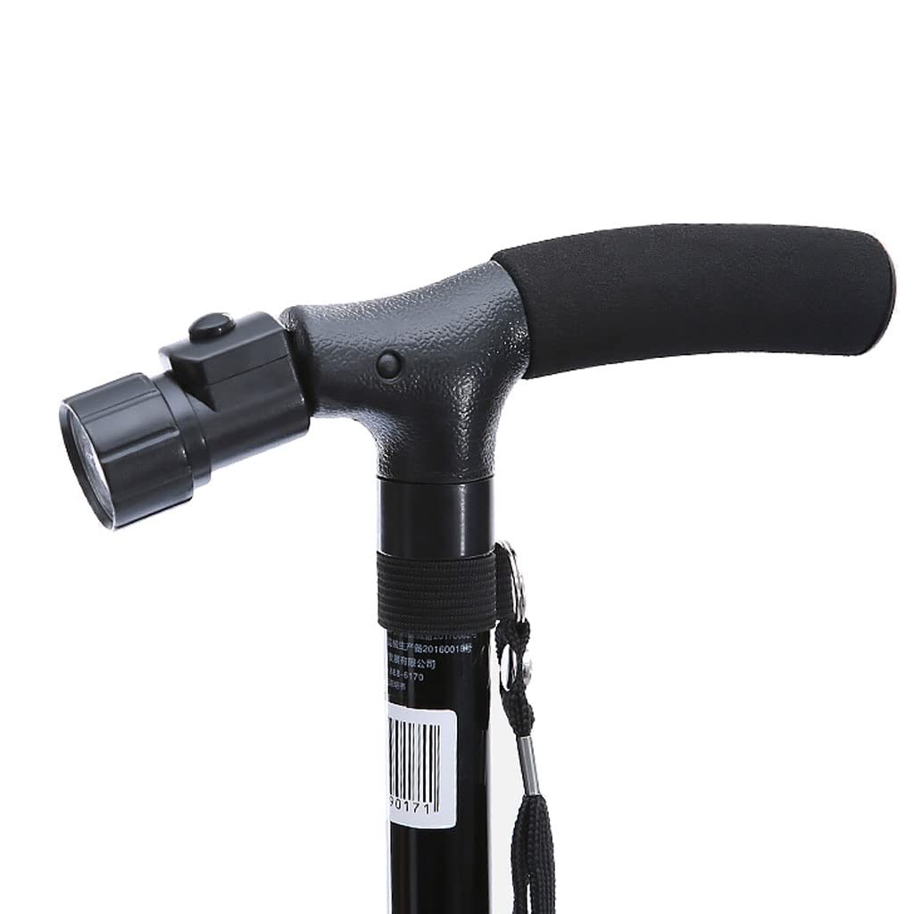 bastón, For Personas Mayores con un bastón de Fractura Cuatro Patas, Ligero y Antideslizante for