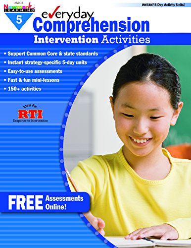 Newmark Learning Grade 5 Everyday Comprehension Intervention Activities Aid Book (Eia)