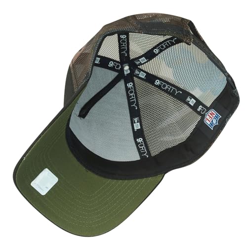 new era snapback trucker cap new york jets wood camo Unique - vue 6