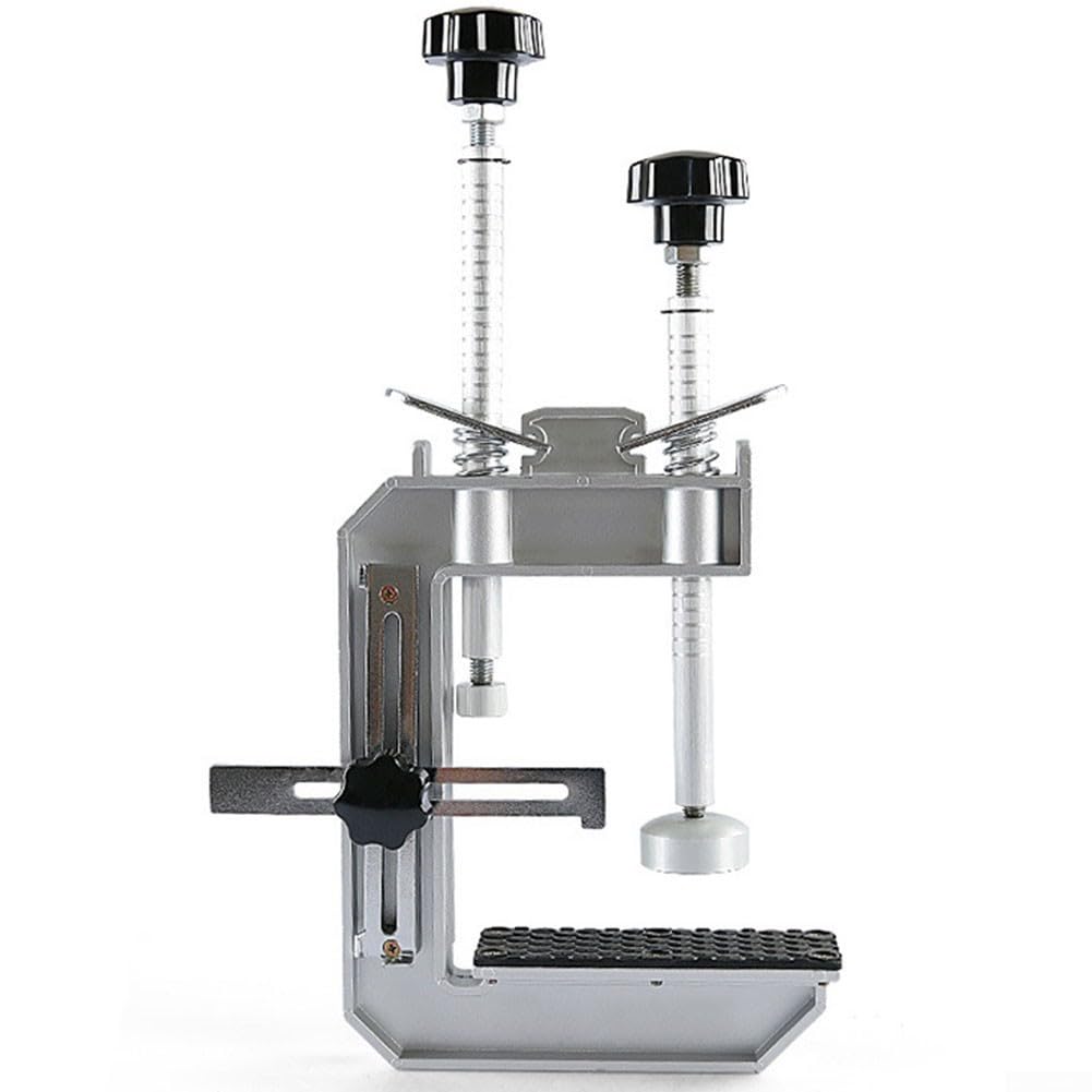 Benchtop - Morsetto a 45 gradi, con regolazione a molla e meccanismo di pressione a vite, per giunti di piastrelle e pietre (150 mm)