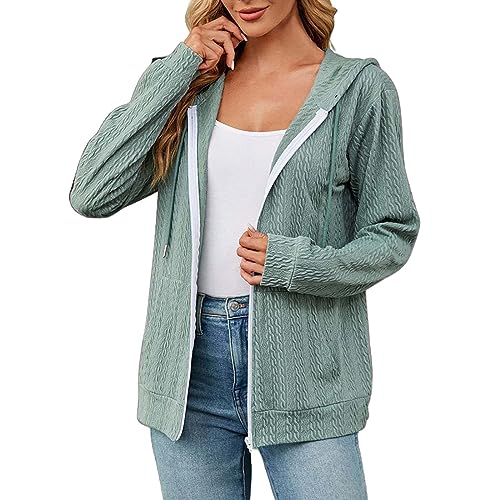Uwdiohq Sudadera y Cazadora de Invierno para Mujer - Chaqueta Deportiva Fucsia - Ofertas Black Friday 2024