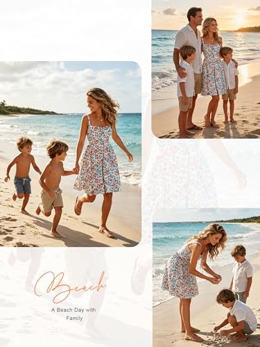 Image of YIOYOLA Womens Summer Mini Corset Casual Dresses Spaghetti Straps Lace Up Vacation Beach Sundress with Pockets 2026