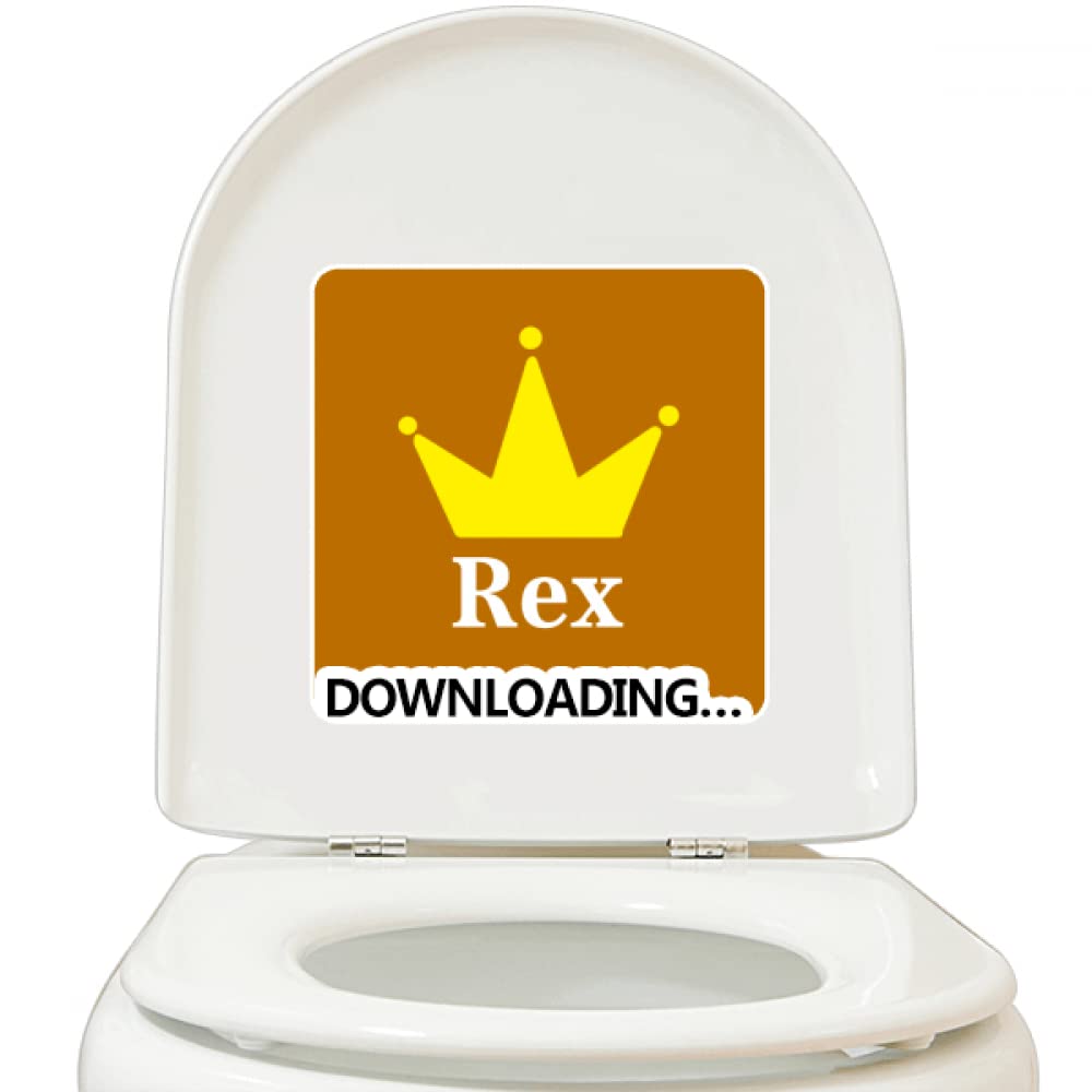 Rex Authority King Commander Kether Stickers Adhesive Waterproof Toilet Decal