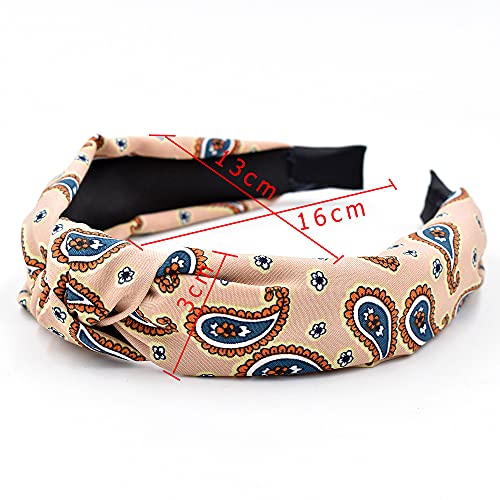 Cerchietti bohémien da donna, confezione da 4