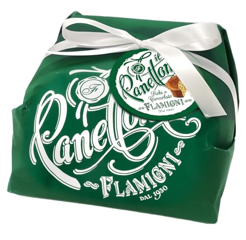 Flamigni - Classic Italian Panettone in Beautiful Green Gift Box