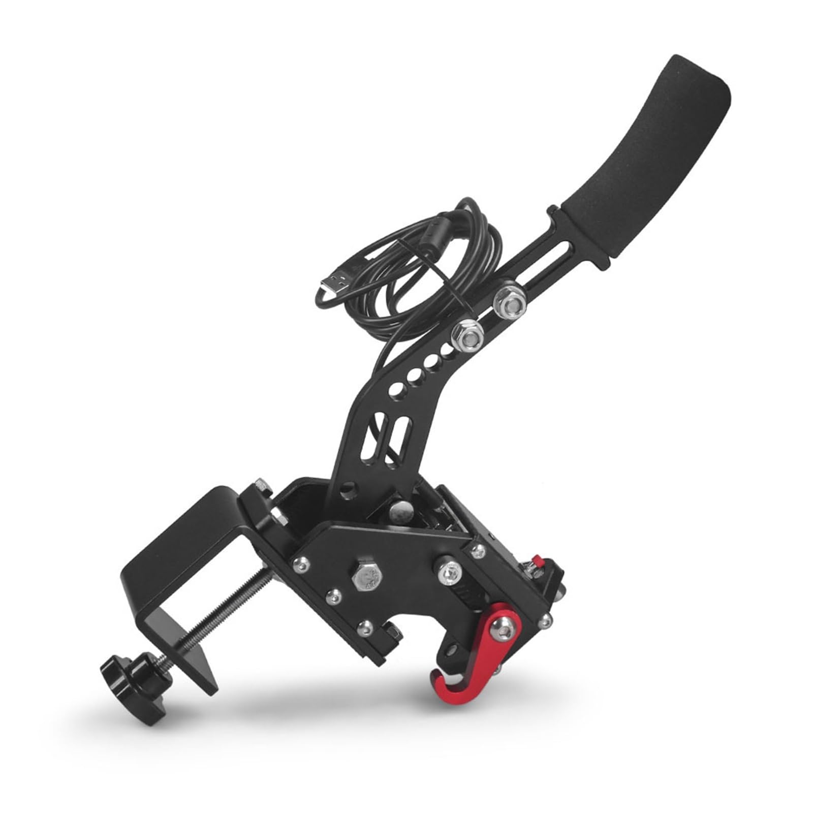 ZRHYRG Freno a Mano Per PS4 PS5 PC Freno a mano Per giochi di corse SIM Per Logitech G29 Acciaio e alluminio RALLY Regolabile Per PC Windows DIRT del freno di stazionamento(Black)