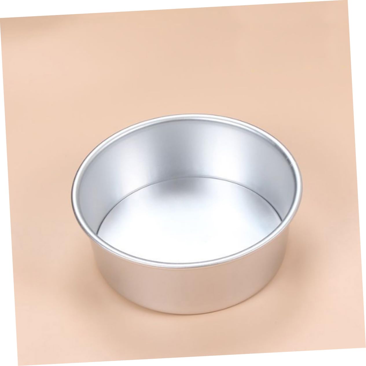 COLLBATH Moldes Para Pasteles De Aleación De Aluminio Juego De Moldes Redondos Para Hornear Moldes Antiadherentes Para Hornear De 6 Pulgadas