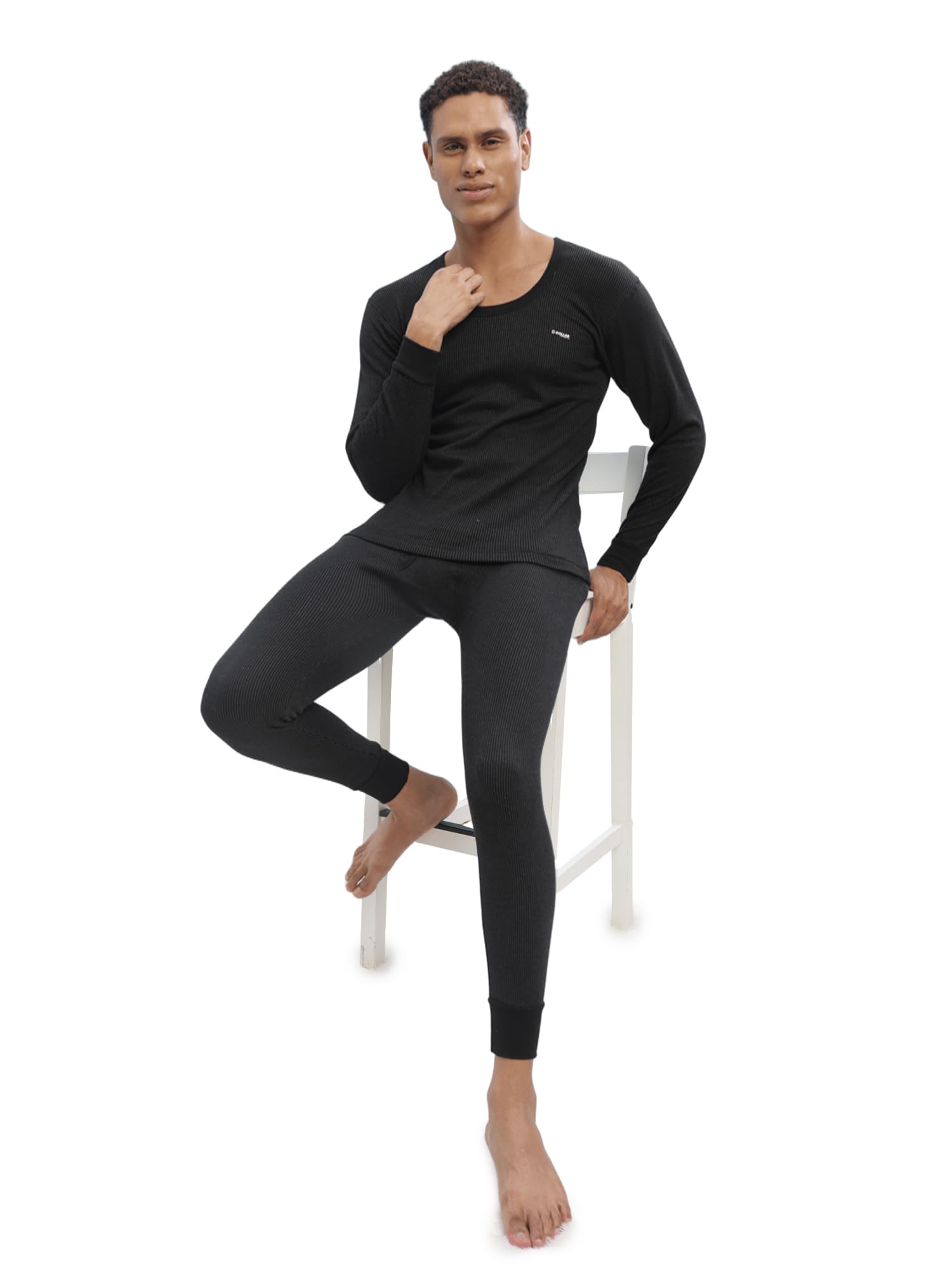 dollar Ultra Super Soft Cotton Full Sleeve Round Neck Thermal Top & Bottom Set for Men | Winter Inner Wear Set | Men's Regular Fit Cotton Rich Brushed Fabric Thermal Top & Bottom Set | Pack of 1-picture-43