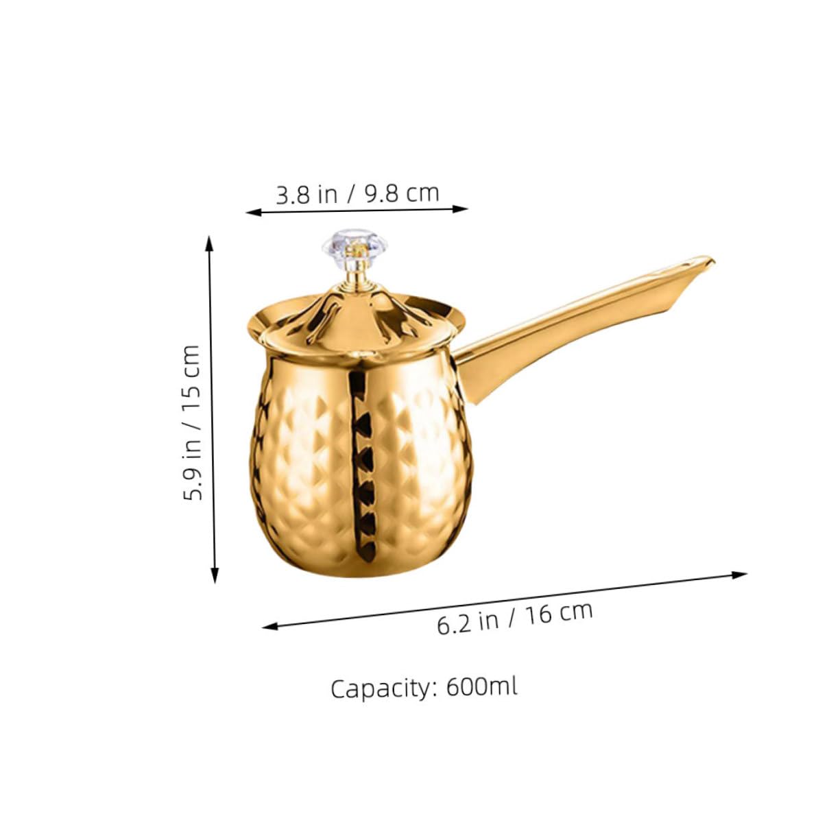 Unomor Turkish Coffee Pot Greek Coffee Pot Turkish Coffee Maker Turkish Cezve Turkish Pot Turkey Coffee Mug Turkish Coffee Cups Arabic Coffee Pot Coffee Makers Small Pot Stainless Steel