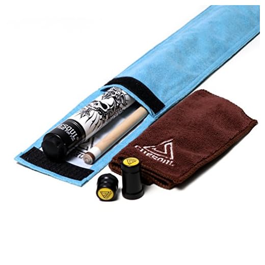 Black Scorpion CUESOUL 57 Inch Pool Cue Stick 21 oz Billiard cue with Blue Carrying Cue Bag (White)