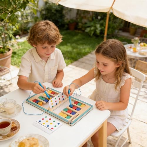 Puzzle éducatif en bois pour développer la logique à deux