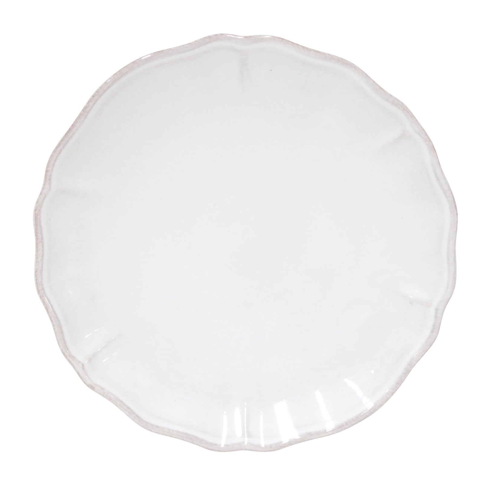 Costa Nova TP172W Costa Nova Plate, Bread Plate, Approx. 6.7 inches (17 cm), Microwave and Dishwasher Safe, Alentejo, White