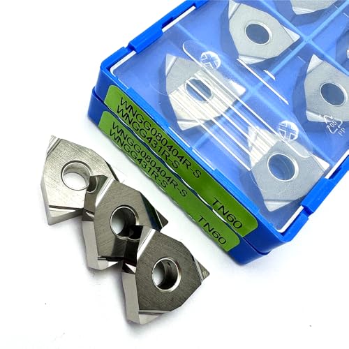 Lathe Tools 10pcs WNGG080402 WNGG080404 TN60 miniatura 5