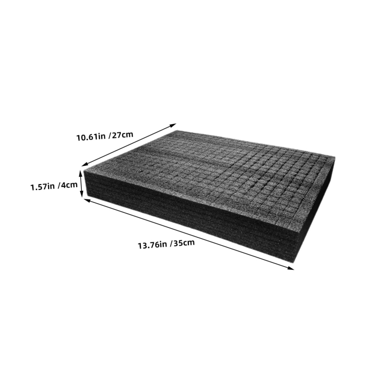 ERINGOGO Foam Inserts for Cases Black Pearl Cotton Multi-use Foam Board Daily Use Packing Liner