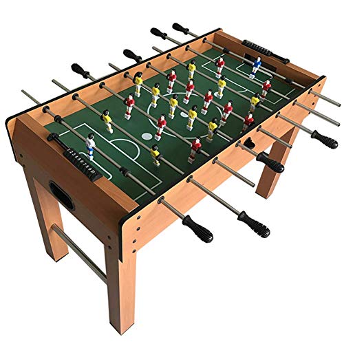 Suuim Professioneller Kickertisch mit 8 Griffen, Fußballtisch aus Holz in Wettbewerbsgröße, Tischfußballspiel für Kinder und Erwachsene