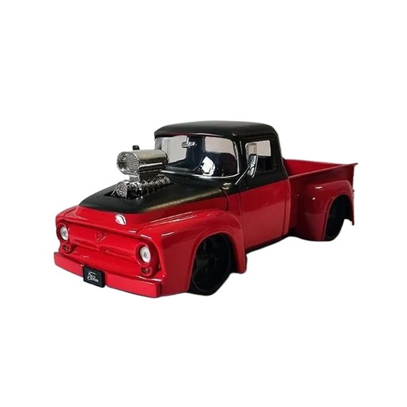 Metallo Scala Replica Modello Di Auto In Lega Simulazione Ford Pickup F100 Del 1956 1 24 Statico Da Tavolo Decorazione Collezione Hobby Veicoli Giochi Set