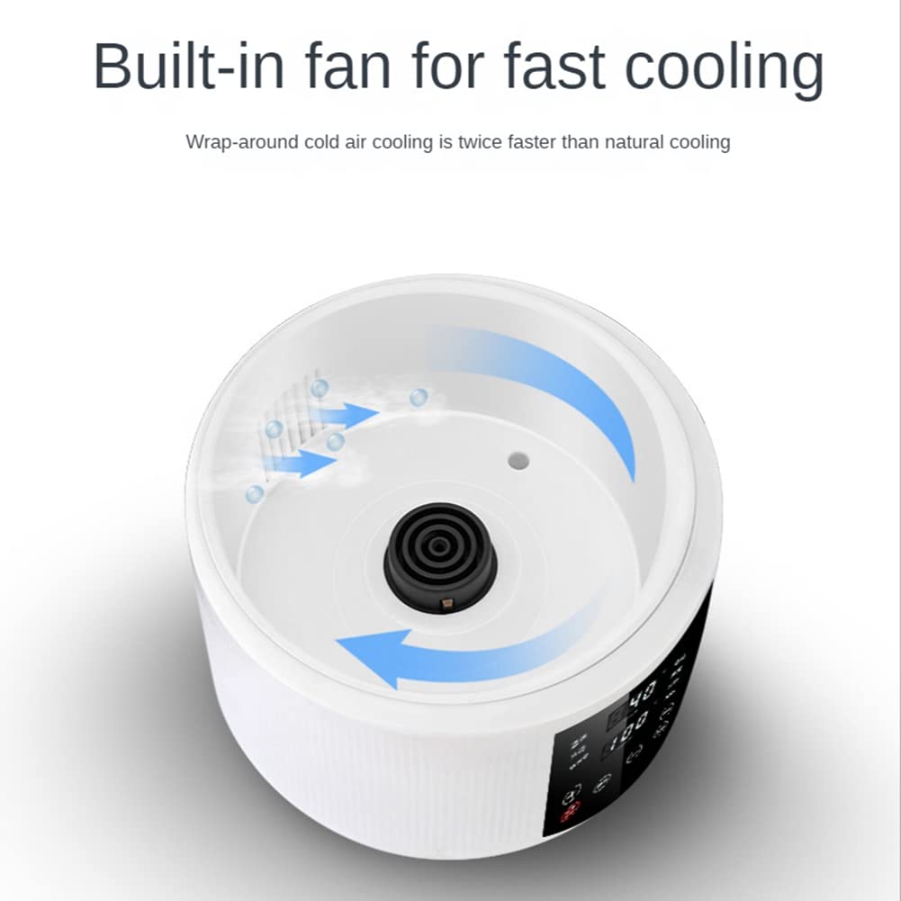 Carriere Scaldabiberon Scaldabiberon Intelligente 6In1 Riscaldatore Veloce per Alimenti per Bambini per Latte Materno/Formula/Latte/Tè/Caffè Euplug