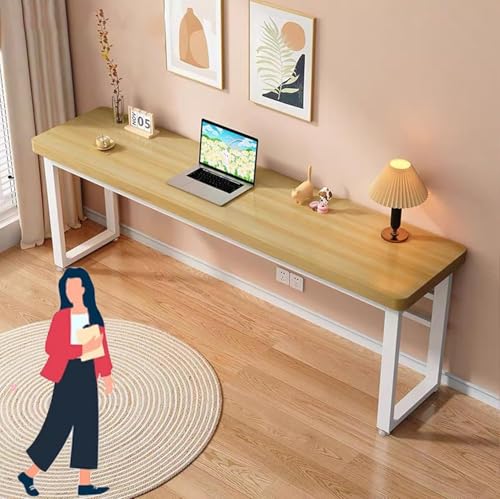 ハイテーブル ウォールバーテーブル ハイテーブルスリム バーカウンターカウンターテーブル 160cmバーカウンターテーブルGguwug木製天板 スチール脚 滑りにくい足付き 家庭用、カフェ、バーに適していますシンプルなバーカラーマッチングカウンターテーブルダイニングテーブル家庭用、カフェ、ダイニング、バーに適しています