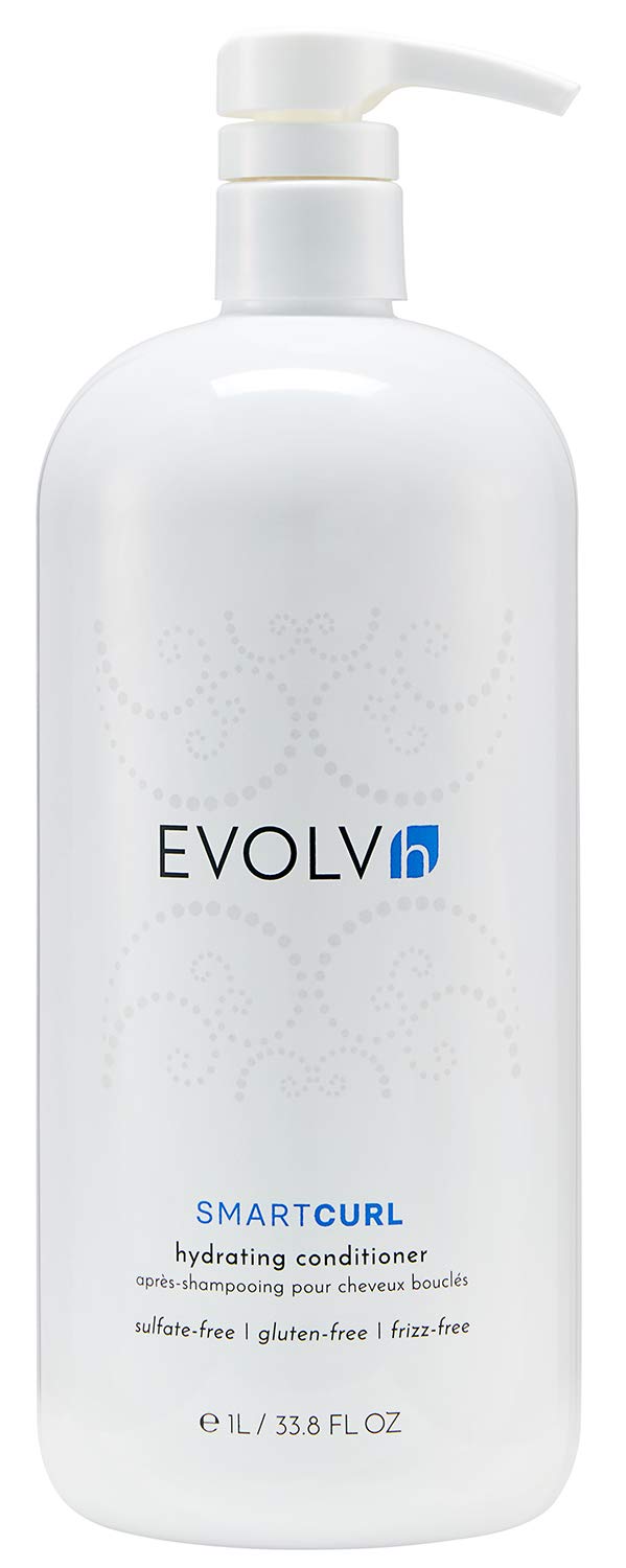 EVOLVh - Natural SmartCurl Hydrating Conditioner | Vegan, Non-Toxic, Clean Hair Care (33.8 fl oz | 1L)