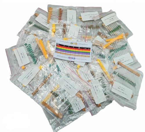 Image of Lalitha resistor kit box all value | resistor kit | resistor - 1000 Pieces, 40 Values, 1 /4 Watt, 5% Tolerance,
