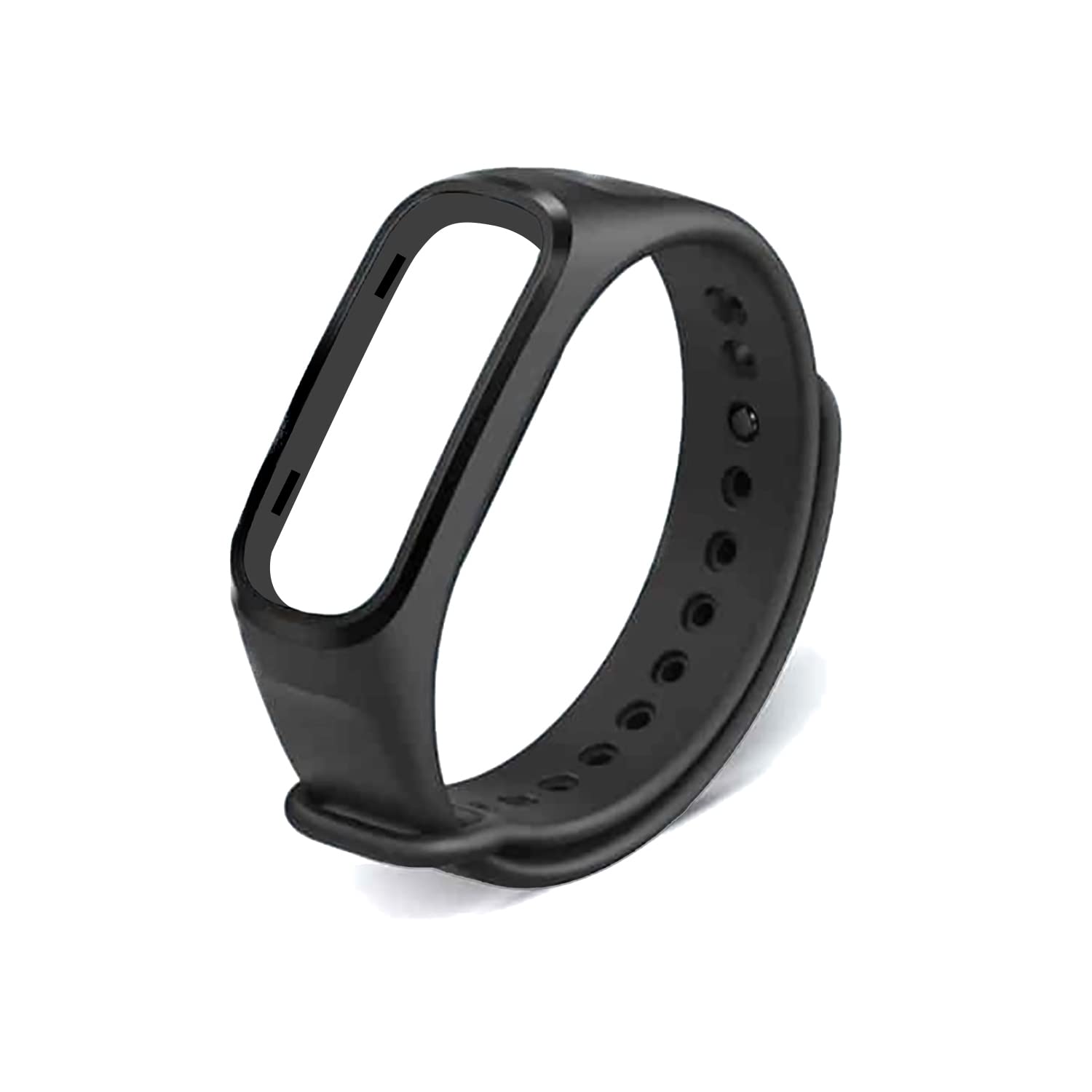 HUMBLE Adjustable Silicone Band Strap Compatible with Oneplus Smart Band & Oppo Standard Size Smart Band for Boys & Girls (Tracker Not Included) (Black) (B09V2Y9BCL) Amazon Price History, Amazon Price Tracker