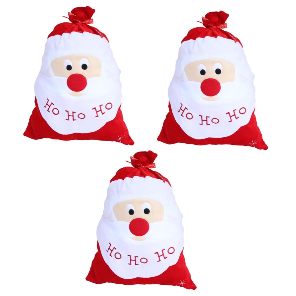 Mobestech 3 Piezas navideños christmas christmas decor bolsas de bolsas de galletas de bolsa de bolsa de de largo