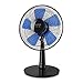 Taurus Boreal 12 Elegance przenośny wentylator stołowy, system oscylacji, regulowane nachylenie, 5 łopatek / 30 cm średnicy, 40 W, cichy, niebieski/czarny