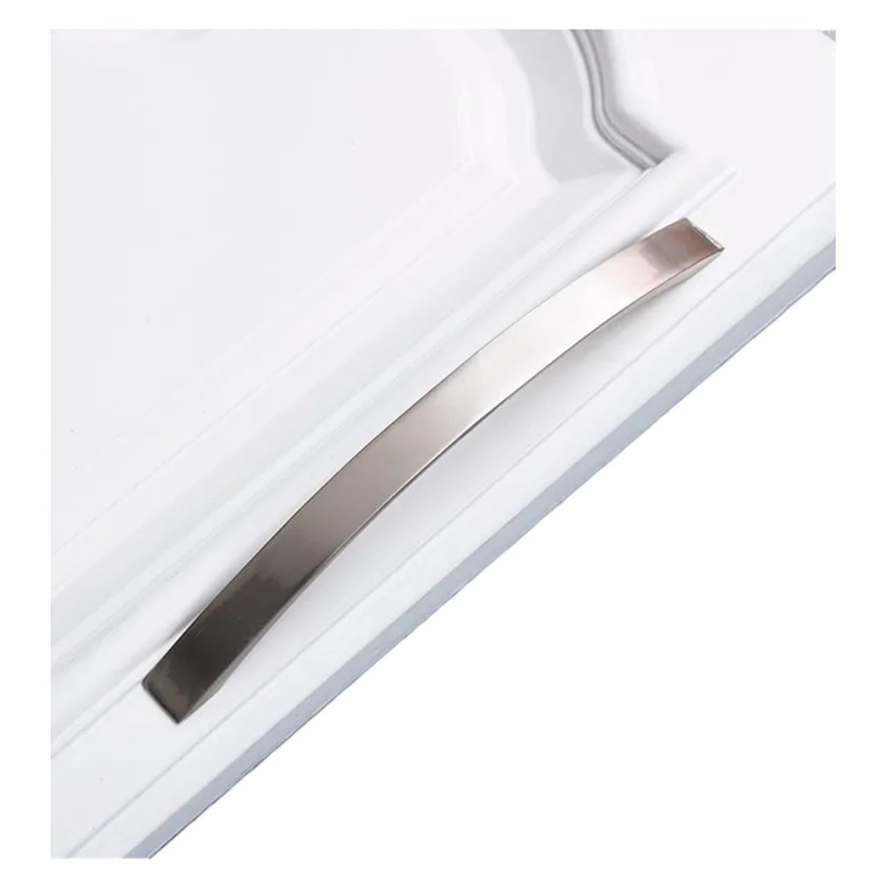 Maniglie Cucina Armadietti 20 pezzi Maniglia for mobili in alluminio, argento spazzolato, maniglie for ante di cucine e armadietti(96mm)