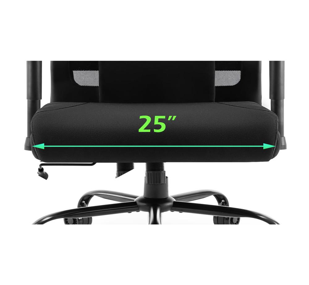 Amazon.com: WUDOYO Extra Wide Seat Office Chair for Big and Tall