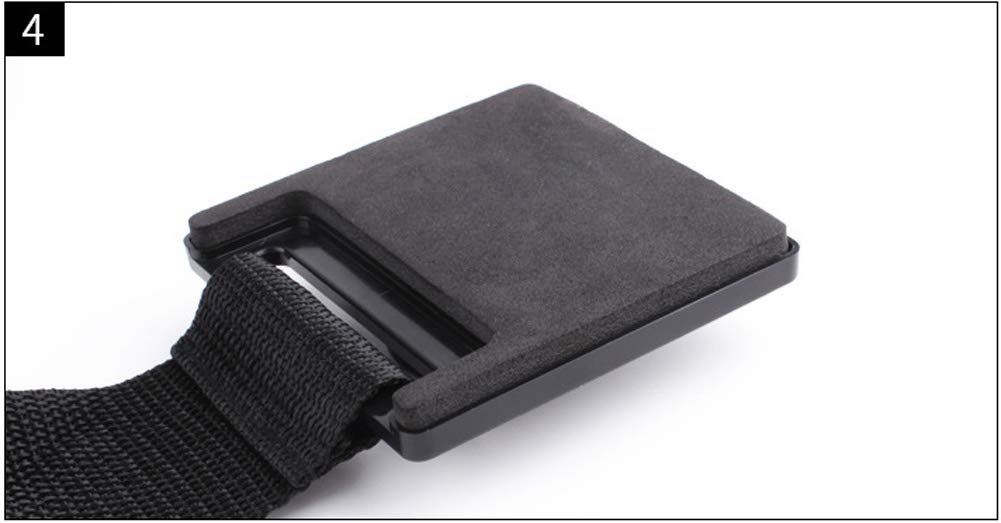 Ericotry Correa antideslizante para violonchelo con almohadilla gruesa, ajustable 36-70 cm, negro, 1 unidad