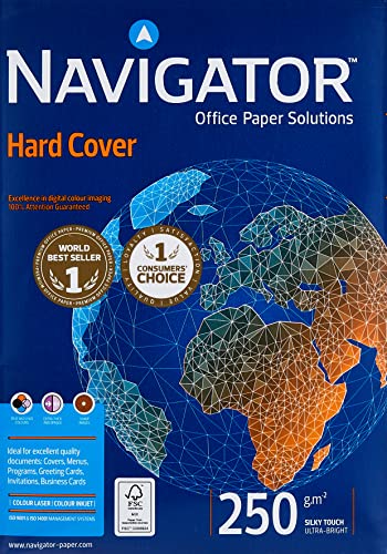 Navigator Hard Cover Mehrzweckpapier, A4, 250 g, 125 Blatt Cover