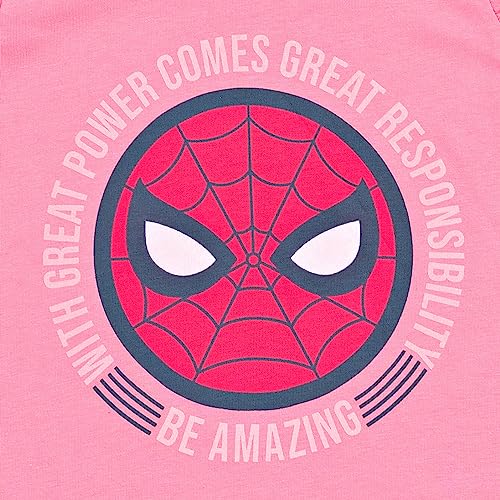 Image of Marvel Spider-Man Girls Cosplay Tank Top and French Terry Dolphin Shorts Outfit Set Toddler to Big Kid Sizes (2T - 14-16)