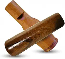 Apito De Madeira Jáo + Apito Profissional Capivara