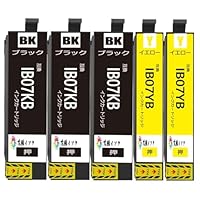 Amazon.co.jp: IB07KBブラック黒Black 7本セット互換インク