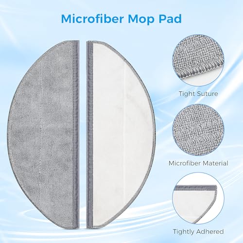 Image of 22 Pack Replacement Parts for Roborock Q7 M5 /M5+ /Q7 L5 /L5+ Robot Vacuum | 2 Main Brushes 6 Side Brushes 6 HEPA Filters 6 Mop Pads 1 Cleaning Brush 1 Screwdriver
