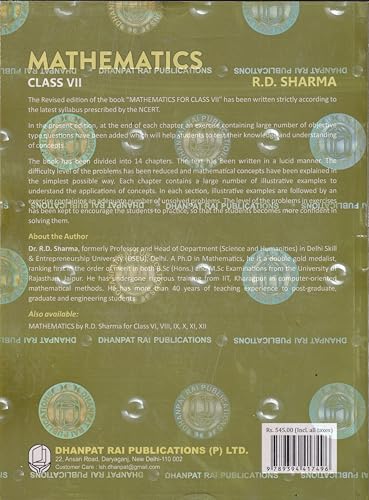 Image of R D Sharma Mathematics Class 7 - CBSE Examination 2026-2027