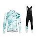 UGLY FROG Maillots Ciclismo Mujer Largos Jersey Pantalones 3D Cojín Transpirable Ropa de Bicicleta Cómoda Conjunto de Ciclista para Deporte al Aire Libre CXWL01