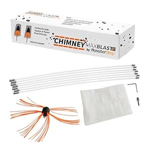 Chimney MaxBlast 7m Schornsteinreinigungsset