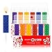 Riyiper Building Block Party Candles, Birthday Cake Candles Building Block Pick Birthday Supplies Cake Topper Novelty Candle for Building Block Party Themed Birthday Decoration Favor, 6 Colors